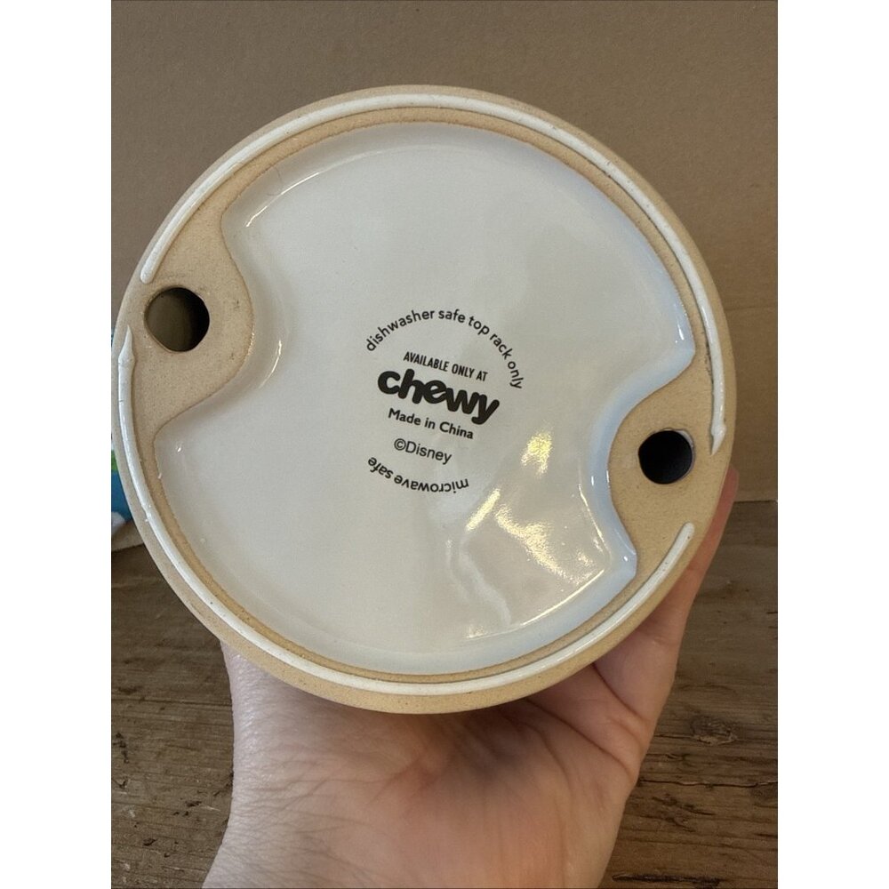 Disney Mickey Mouse Elevated Ceramic Cat Dog Pet Water Food Bowl Chewy Disney 5” - Picture 6 of 7
